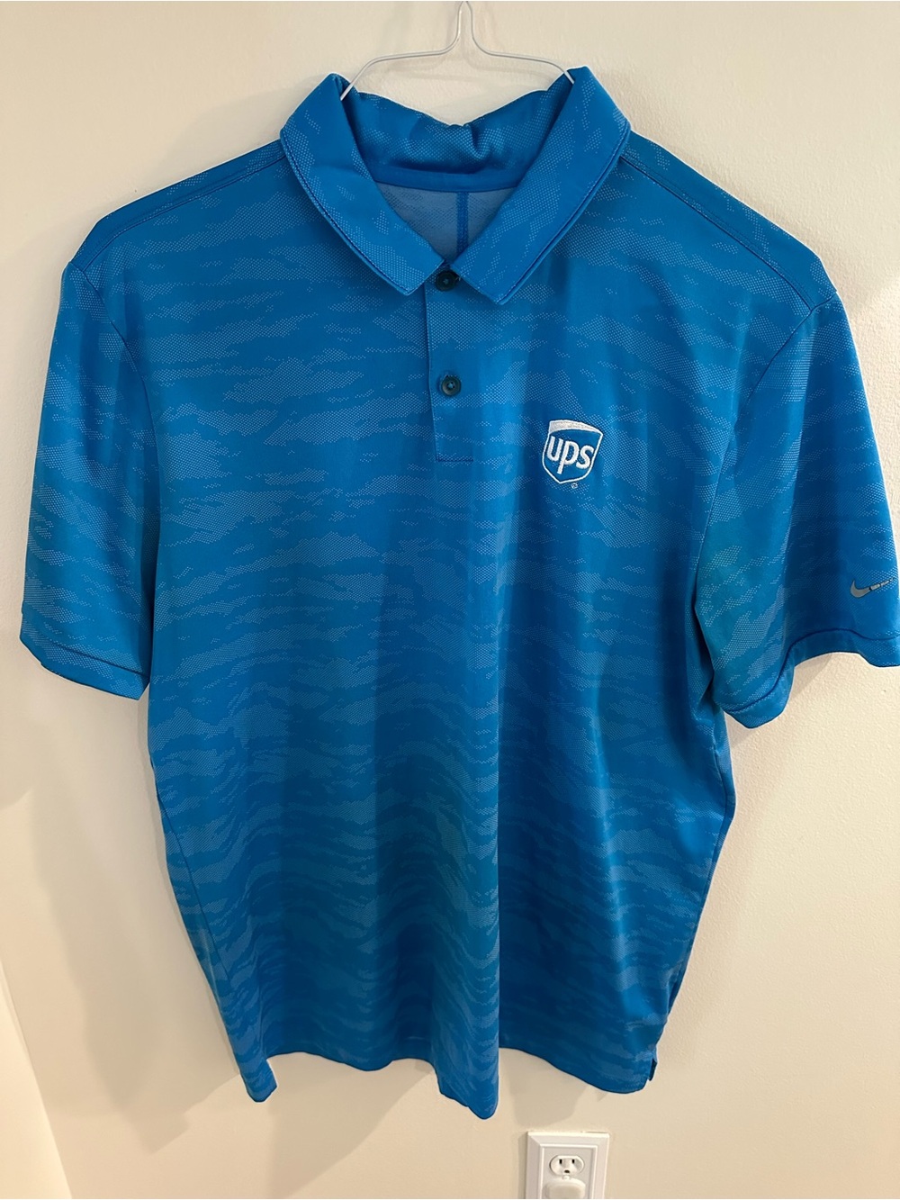 Men's Blue Dri-Fit Nike Polo Shirt